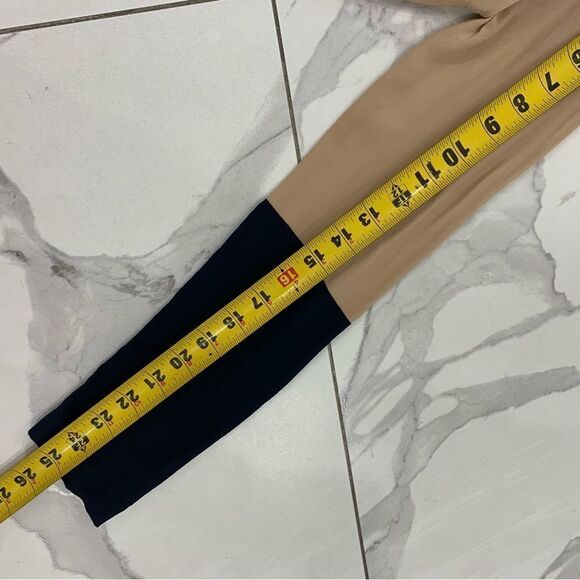 Maje Blouse Wrap Front Cuffed Women 1 Small Beige/Black Deep V-Neck Silk Pleated - Picture 5 of 11